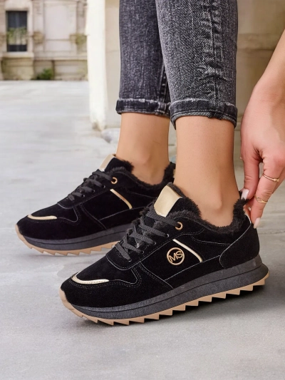 Royalfashion Insulated women's sneakers with fur Boris