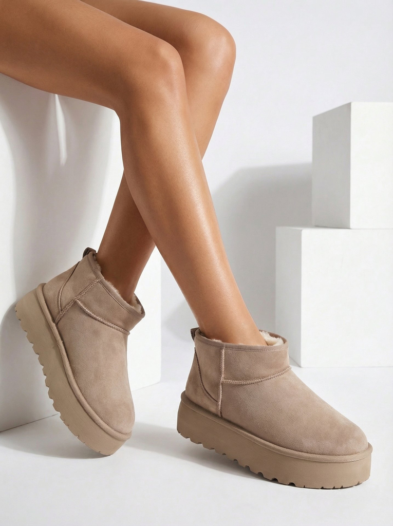 Royalfashion Женские сапоги на платформе a'la snow boots Dagodo