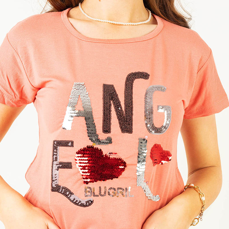 Naiste litritega T-särk Coral - Riietus