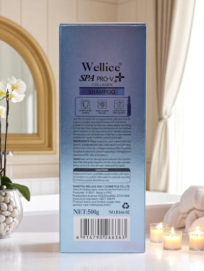 Professional hair shampoo with collagen – Intensive hydration and smoothing of hair 5-in-1