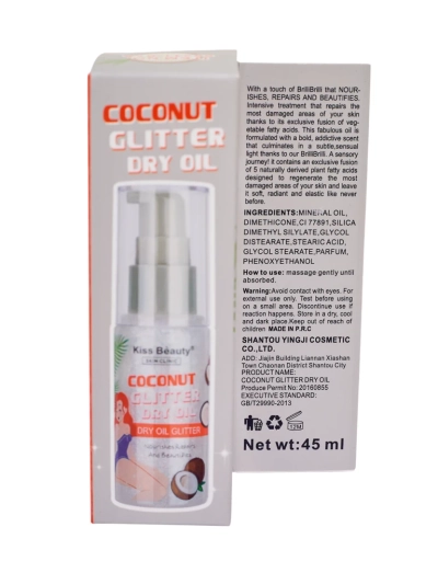 Summer Spray – Liquid face and body highlighter Coconut