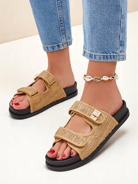 Royalfashion Naiste sisseastutavad sandaalid punutisega Delibeli