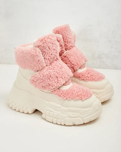 Royalfashion Women's snow boots with sheepskin Segulla