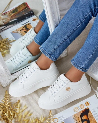 Royalfashion Women's platform sports sneakers Calomie