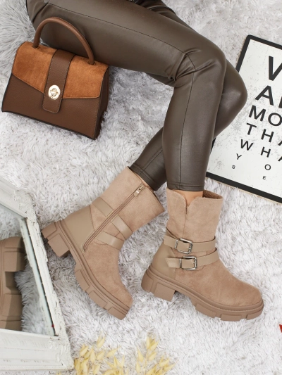 Kõrgemad naiste öko-seemisnahast saapad Callire