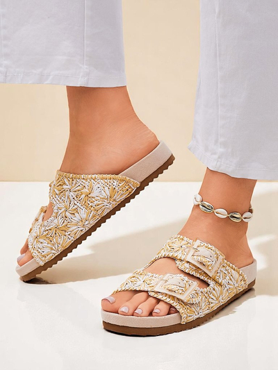 Royal Fashion Women's Buckle Sandals Samorra