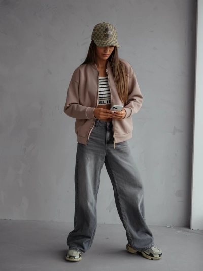 Royalfashion Lukustatud bomber jope