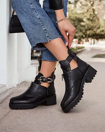 Рабочие ботинки женские стиля Workeri Royalfashion Komowi