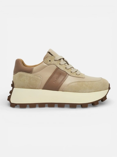 Naterre women's sports sneakers made of natural leather
