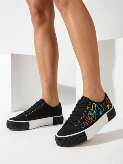 Royalfashion Women's sneakers with print Sercess