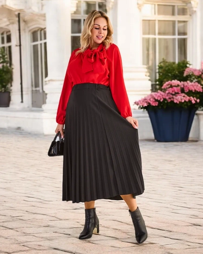 Royalfashion Naltider urvadesh women's midi skjök SPEDA STÖRRELSE