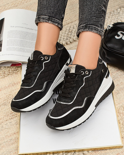 Royalfashion Women's sporty sneakers on a Lololi heel