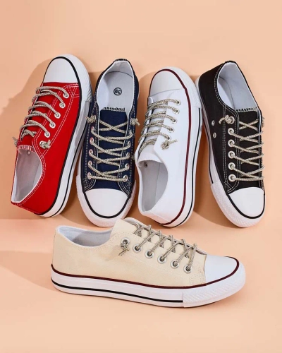 Royalfashion Naiste dekoratiivsete nööridega tossud Timi