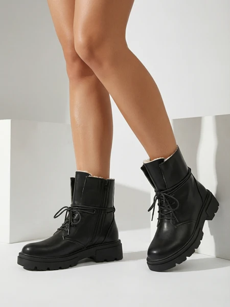 Luna Naiste Saapad Mustad Nahast Elegantsed Talvesaapad