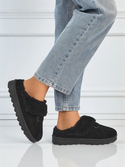Women's Short Faux Fur Snow Boots Velour Fang