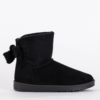 Naiste mustad madala kontsaga poolsaapad Aurelia