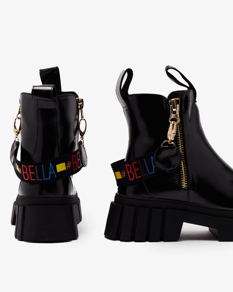 Royalfashion Mustad naiste ökonahast saapad Ceriop