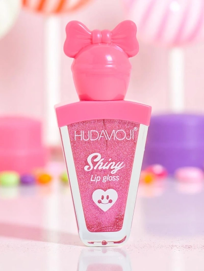 Lip gloss with glitter color Fuchsia