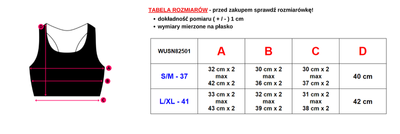 Ladies' purple bra with elastic hem - Underwear