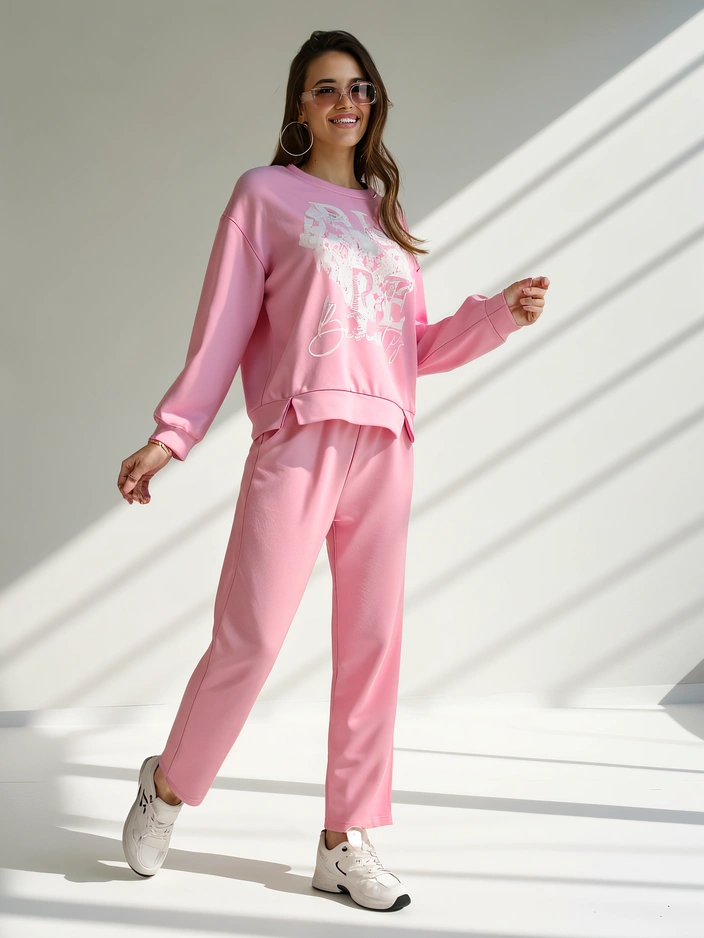 Royalfashion Naiste viskoosist komplekt trükiga