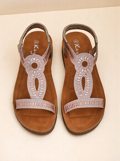 Royalfashion Женские сандалии с декоративными ремешками Ava Shine