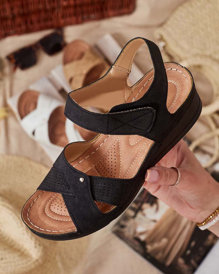 Royalfashion Женские сандалии Obbiave на низком каблуке