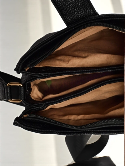 Small Quilted Handbag in Soft Eco-Leather Cinder Loom