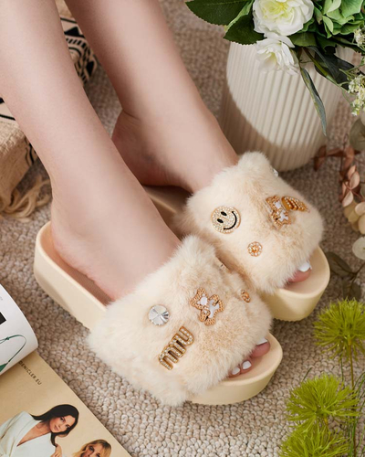 Royalfashion Naiste Helimme platvormiga flip-flops