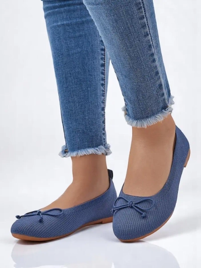 Royalfashion Women's Fabric Ballerinas Magger