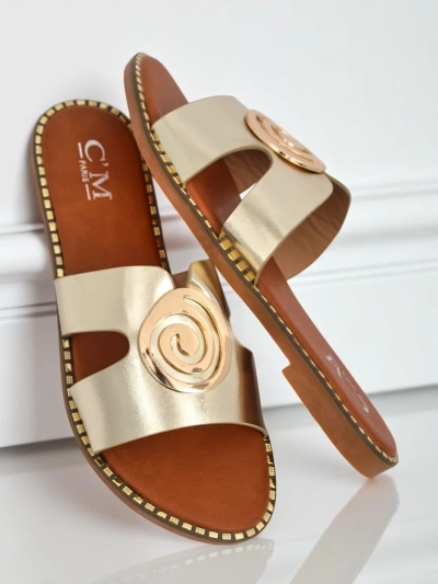 Royalfashion Женские шлепанцы на плоской подошве Glam Bliss