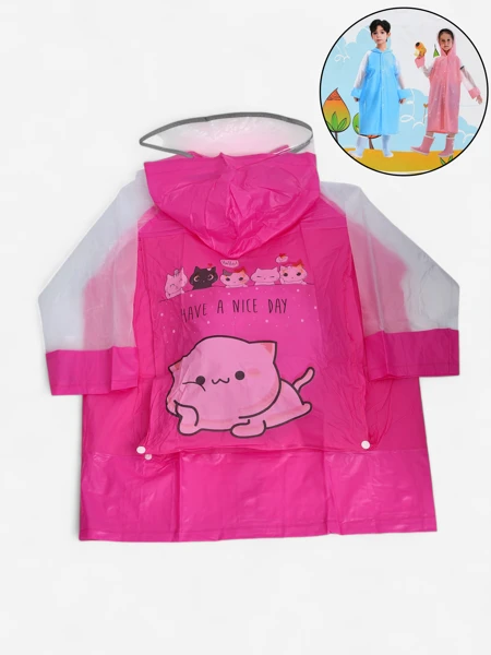 Royalfashion Laste vihmamantel Kitty Splash