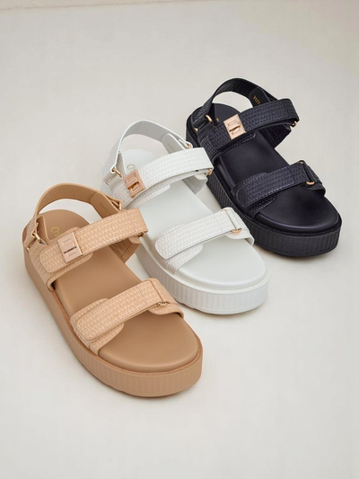 Royalfashion beežid platvormiga naiste sandaalid Lavinia – mugav suvi