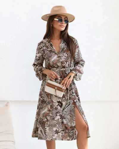 Royalfashion Women's print midi dress