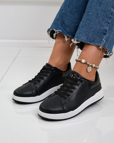 Royalfashion Black classic sports shoes Active Icons