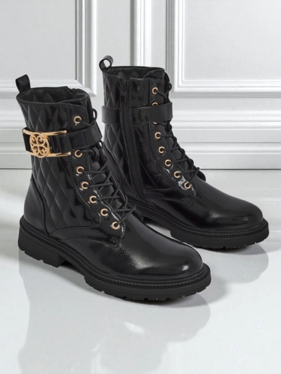 Pikitud naiste poolsaapad, valmistatud ökoloogilisest lakknahast Opal Verge