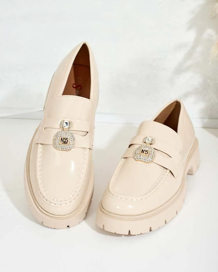 Royalfashion Naiste lakitud mokasiinid Bemies