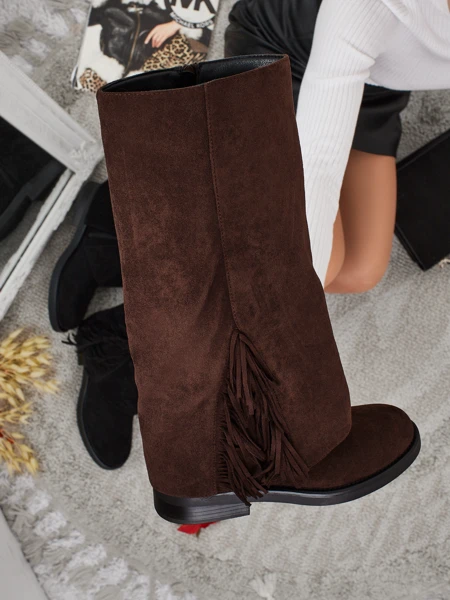 Naiste öko-seemisnahast saapad pealisega Ismara