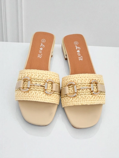 Royalfashion Женские плетеные шлепанцы с украшением Aeterna