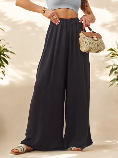 Royalfashion Naiste viskoosist sirged püksid