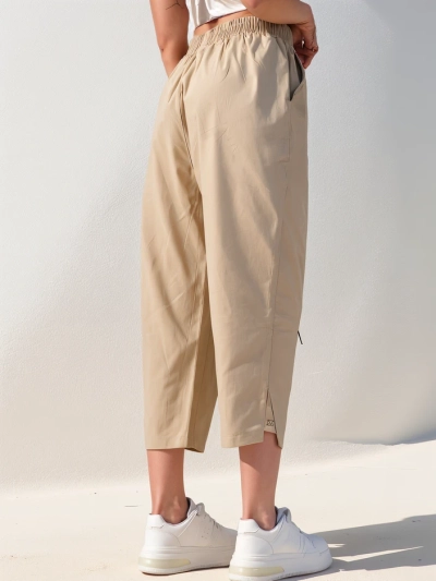 Royalfashion Women's Straight Trousers Material 7/8