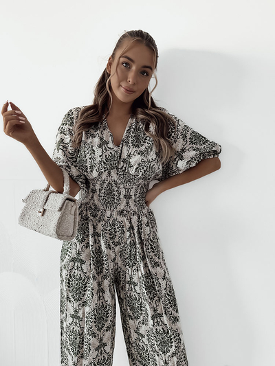Royalfashion Узорчатый женский комбинезон