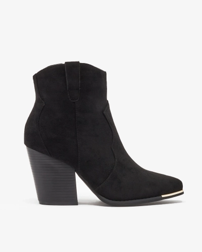 Royalfashion Black women's insulated Diva Charms boots