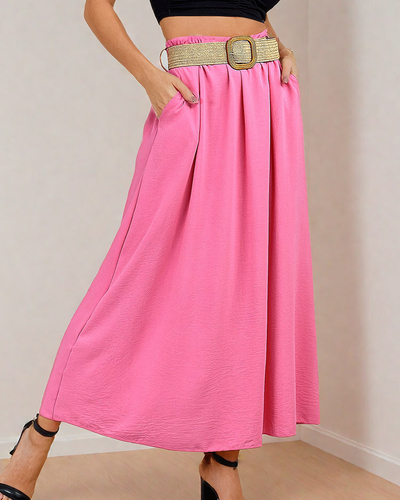 Royalfashion Naiste midi seelik vööga