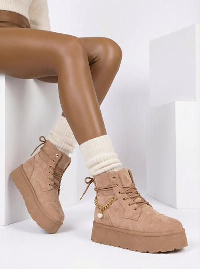 Royalfashion Женские ботинки на шнуровке Woruces