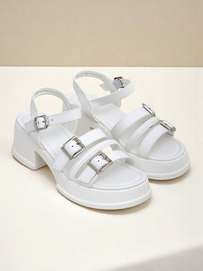 Royalfashion Naiste madala blokkkontsaga sandaalid Otteze