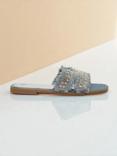 Royalfashion Women's slippers with rhinestones CrystalEase
