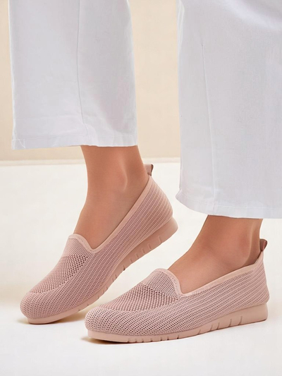 Royalfashion Women's Fabric Moccasins Caerit