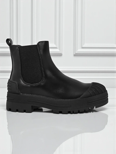 Amber Veil Platform Ankle Boots
