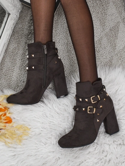 Buty Damskie Rialto z Ozdobnymi Klamrami