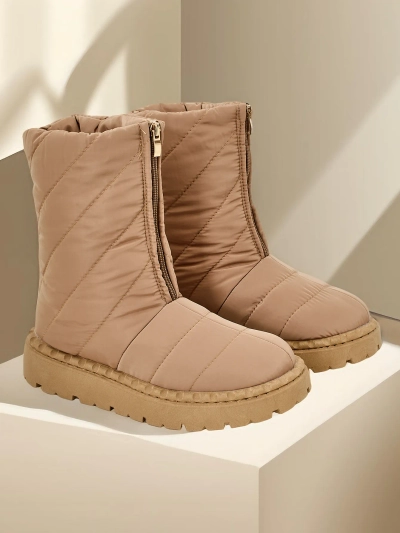 Royalfashion Kvinner sine snjóflókkar fótalar Esissa